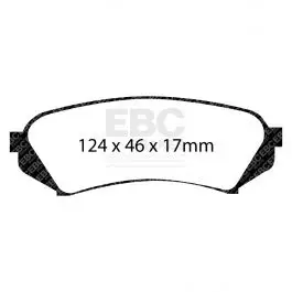 Plaquettes EBC Yellowstuff DP41282R Certifié