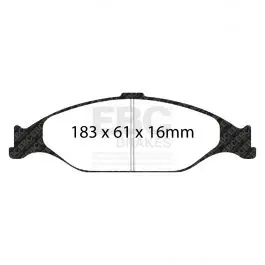 Populaire Plaquettes EBC Redstuff DP31242C