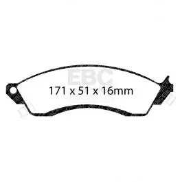 Livraison Express Plaquettes EBC Ultimax DP1131