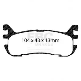 Plaquettes EBC Ultimax DP1003 Populaire