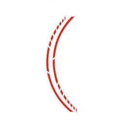 Bande Adhésive FOLIATEC pour Jante Moto RACING Rouge Fluo Expédié Aujourd’hui