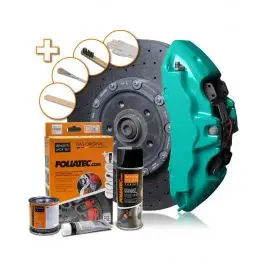 Acheter En Ligne Kit de Laque FOLIATEC pour Etrier de Frein Turquoise