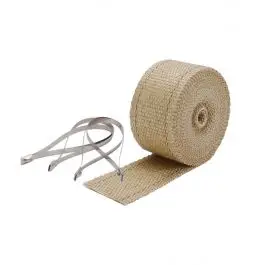 Kit ruban échappement 7,6M x 5CM Fibre de verre - Beige DEI 10122 Marque