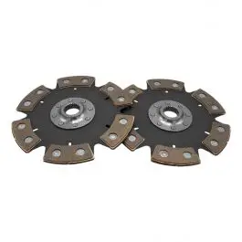 Commande En Gros Disques d'embrayage (2) Céramétallique (6 patins) 8 rivets D215mm x 14 can Tilton 64215-7-EE-14