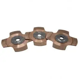 Vente Directe Disques d'embrayage (3) Métal fritté (4 patins) 8 rivets D184mm x 10 can Tilton 64185-3-VRR-06