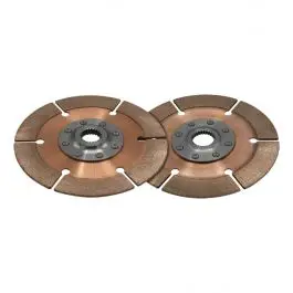 Disques d'embrayage (2) Métal fritté (rond) 8 rivets D184mm x 23 can Tilton 64185-4-VR-30 Dernier Modèle