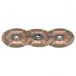 Bon Marché Disques d'embrayage (3) Métal fritté (rond) 6 rivets D184mm x 26 can Tilton 64185-2-ACC-36