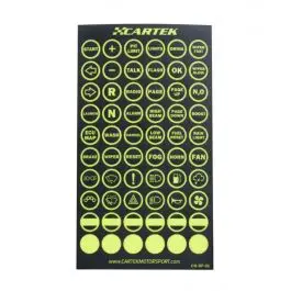 Autocollants fluo pour système de commandes sans fil pour volant CK-SP-02 Populaire