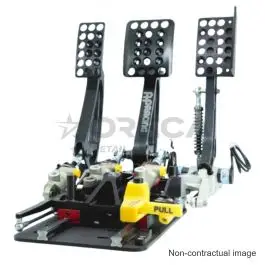 Acheter Direct Pédalier AP Racing CP5548-CBT-TS 3 pédales aluminium forgé plancher pull