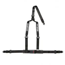 Harnais SPARCO Club H-3M Dual 3 points ECE Noir Nouvelle Collection