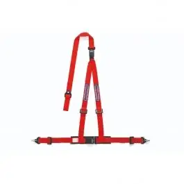 Harnais SPARCO MARTINI Club H-3M Dual 3 points ECE Rouge Prix Choc