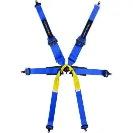 Harnais TURN ONE Formula Evo 6 points FIA 8853-2016 Bleu Nouvelle Collection
