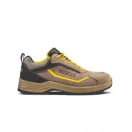 Chaussures Mecano SPARCO INDY COLTON S1PS Taupe Jaune 2024 Solde