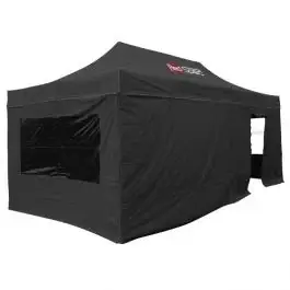 Promotion Kit parois + porte + fenêtres pour tente REDSPEC Oreca 3 x 4,5 m acier noire