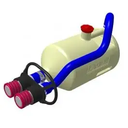 Bidon de remplissage ATL 2 » double vanne droit 25 L Prix Cassé