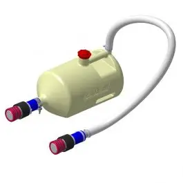 Satisfait Ou Remboursé Bidon de remplissage ATL 2'' double vanne séparée droit - 25 L