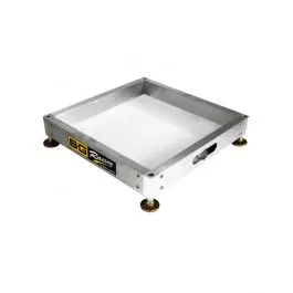 Plateaux de réglages en aluminium pour balances BG RACING, sans partie plane Soldes