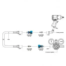Usine Directe Raccord rapide TST EUROPE Diam. Inter.7,6MM 3/8 BSPT Paoli