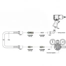 Raccord rapide HIGH FLOW Diam. Inter.10,4MM 3/8 BSP Paoli Nouveauté