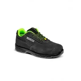 Chaussures Mécano SPARCO HORIZON ONTARIO S1PS Gris Foncé/Vert Affaire À Saisir