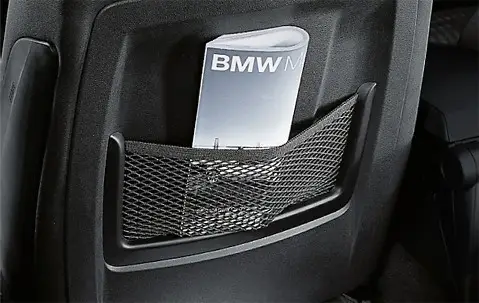 Paroi arrière avec filet pour BMW Série E81 E82 E87 E88 Commander Vite