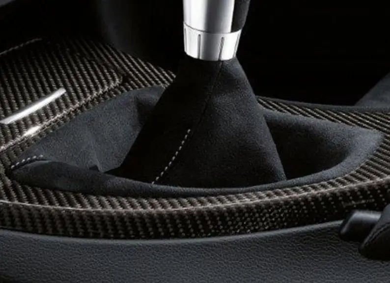 Soufflet de levier de vitesse en Alcantara BMW M Performance pour Série 1 E81 E82 E87 E88 Dernière Chance