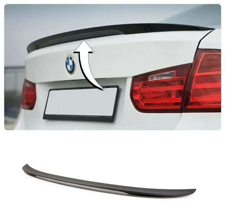 Becquet arrière noir mat pour BMW Série 3 F30 Affaire À Saisir