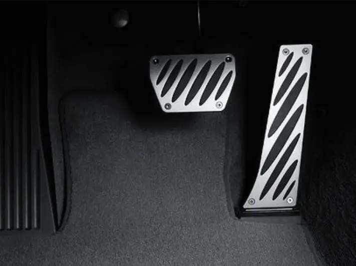Satisfait Ou Remboursé Surfaces des pédales en aluminium BMW Série E46 E90 E91 E92 E93 (Pour boite automatique)