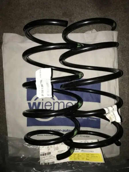 Vente Directe Jeu de ressorts hélicoïdal (X2) (essieu avant) pour BMW Série 3 E36