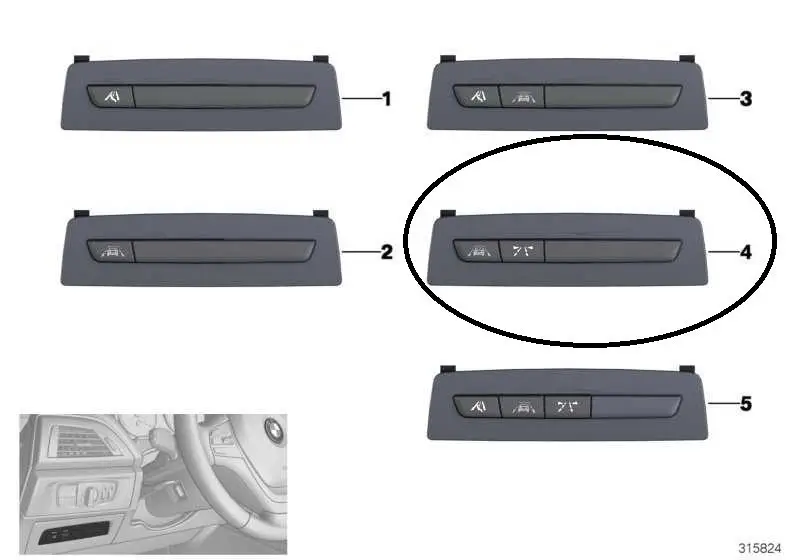 Unité de commande systèmes d&rsquo;aide à la conduite pour BMW Série 4 F32 F33 F36 GC Retour Gratuit