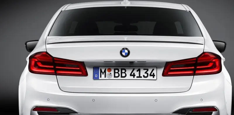 Becquet arrière en apprêt BMW Performance pour BMW Série 5 G30 G31 Expédition Rapide