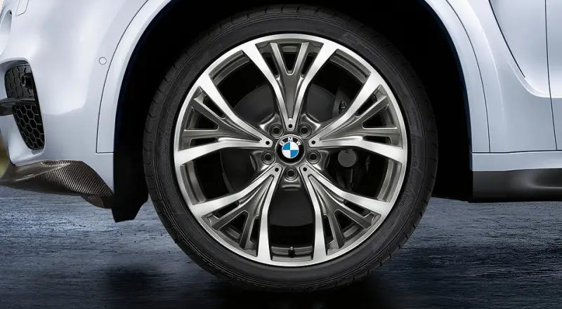 Réduction Jante 21&Prime; style 627 à rayons en Y, bicolores « Ceriumgrey », polies pour BMW X5 F15