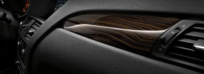Cache tableau de bord coté passager finition « Fineline wave » pour BMW X3 F25 Offre Exclusive