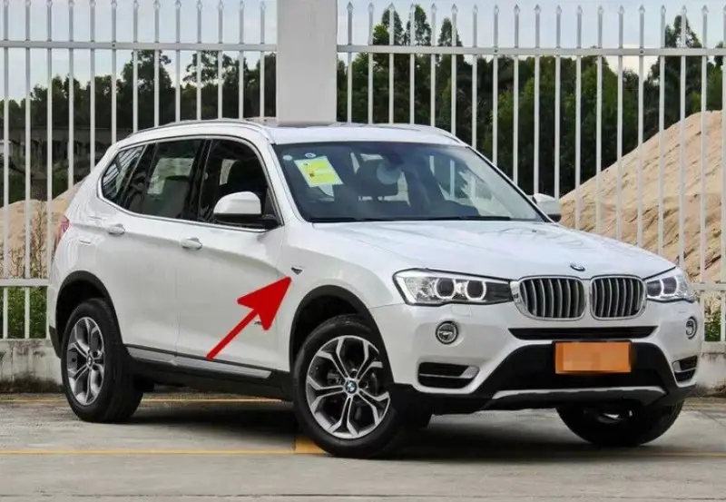 Enjoliveurs d&rsquo;ailes avant chromés pour BMW X3 F25 LCI Livraison Express