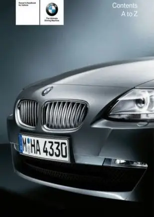 Commande En Gros Notice d&rsquo;utilisation du véhicule pour BMW Z4 E85 E86