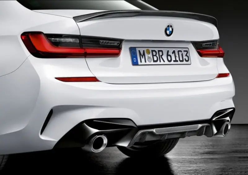 Diffuseur arrière en Carbone BMW M Performance pour BMW Série 3 G20 G21 Meilleur Prix