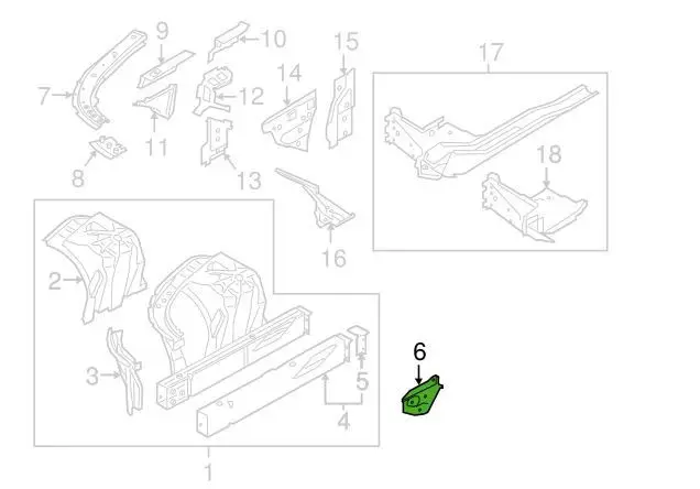 Renforcement de support moteur droit pour BMW Série 7 G11 G12 Offre Du Jour