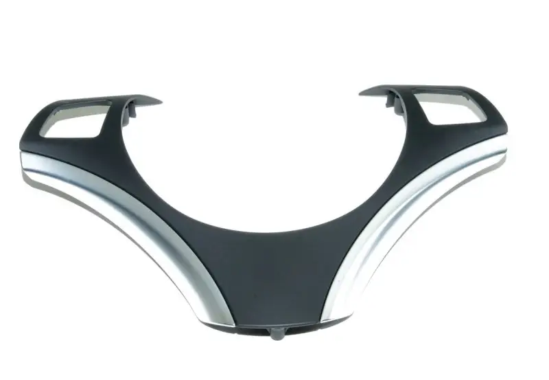 Cache de volant noir/chrome pour BMW Série 1 E81 E82 E88 E87 LCI (phase 2) Nouveauté