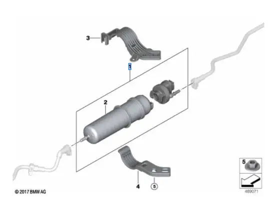 Filtre à carburant avec chauffage pour BMW Série 5 G30 G31 Top Vente
