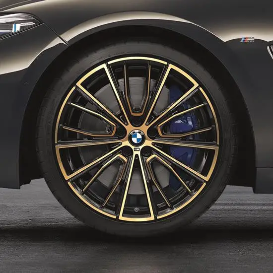 Solde Roues complètes été 20&Prime; style 732M night gold pour BMW Série 8 G14 G15 G16
