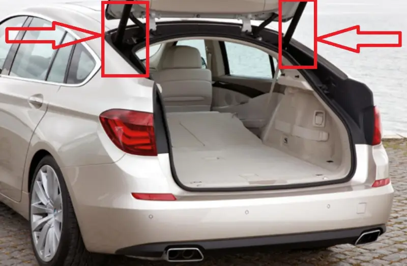 Prix Promo Vérins / Ressorts pneumatiques de coffre hayon pour BMW Série 5 GT F07