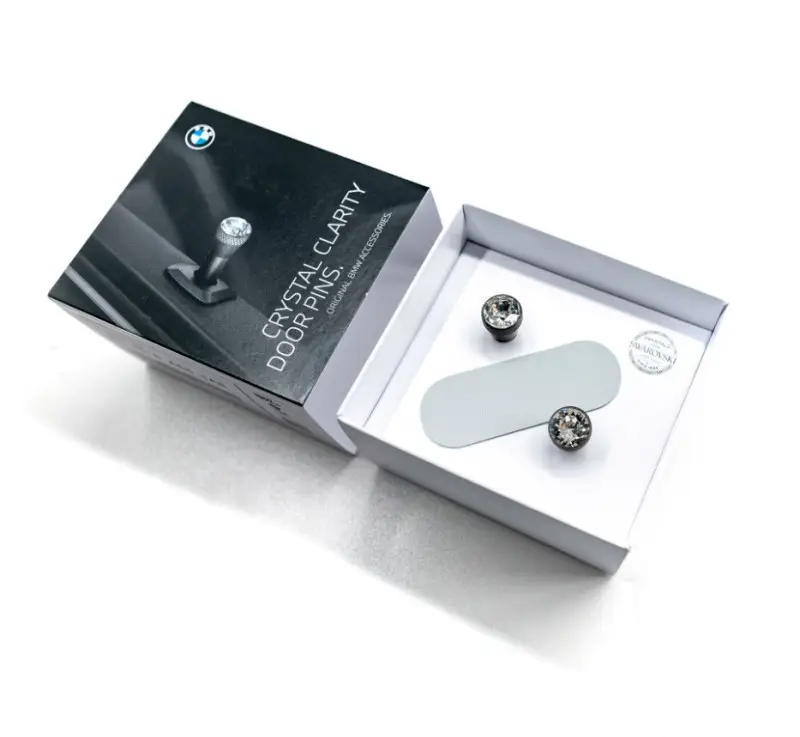Vente Directe Boutons de verrouillage Crystal Clarity (x2) pour BMW Série 4 F32 F33 F36 G22 G23 G26 i4