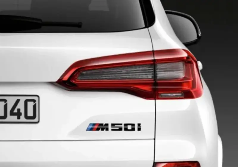 Acheter En Ligne Logo de coffre noir « M50i » pour BMW X3 X4 X5 X6 X7