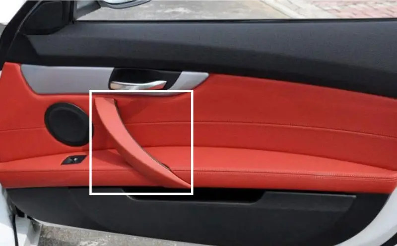 Cache poignée de fermeture (korallrot) porte avant (coté passager)pour BMW Z4 E89 Dernier Modèle
