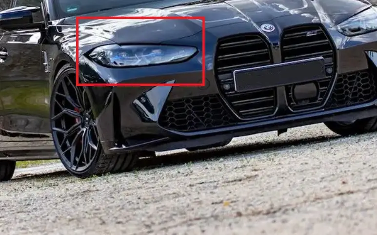 Projecteur laser feu avant coté auchoix (LHD / SHAD.LINE) pour BMW M3 G80 M4 G82 Vente Directe