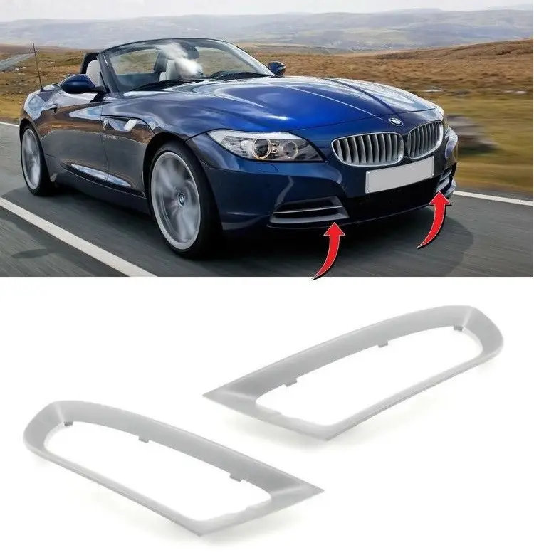 Achat Immédiat Caches grilles gauche et droit (deux cotés) (schwarz-silber ) pour BMW Z4 E89 (phase 2)