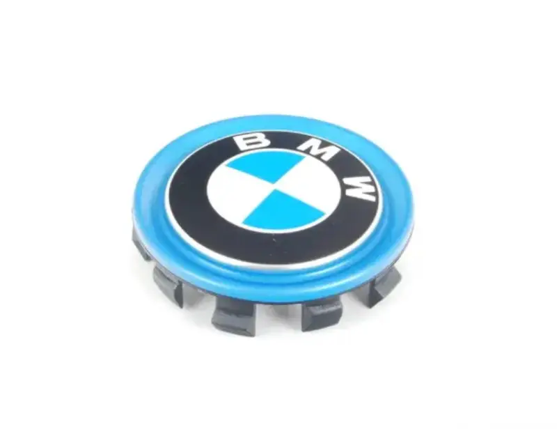 Cache-moyeu avec anneau bleu (BMW i) pour jante alliage BMW Série 2 Active Tourer U06 Livraison Express