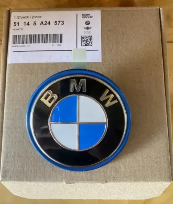 Promotion Logo de coffre (bleu) BMW Série 3 G20 G21 G81 M3