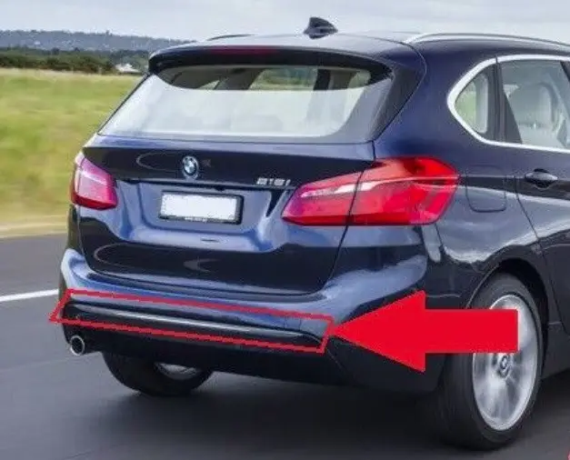 Super Prix Baguette chromée enjoliveuse de pare-chocs arrière – BMW Série 2 Active Tourer F45