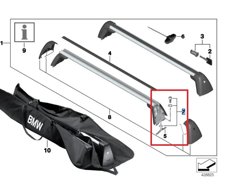 Bon Plan Jeu de vis de fixation de barres de toit pour BMW Série 4 F32 F33 F36 Gran Coupé